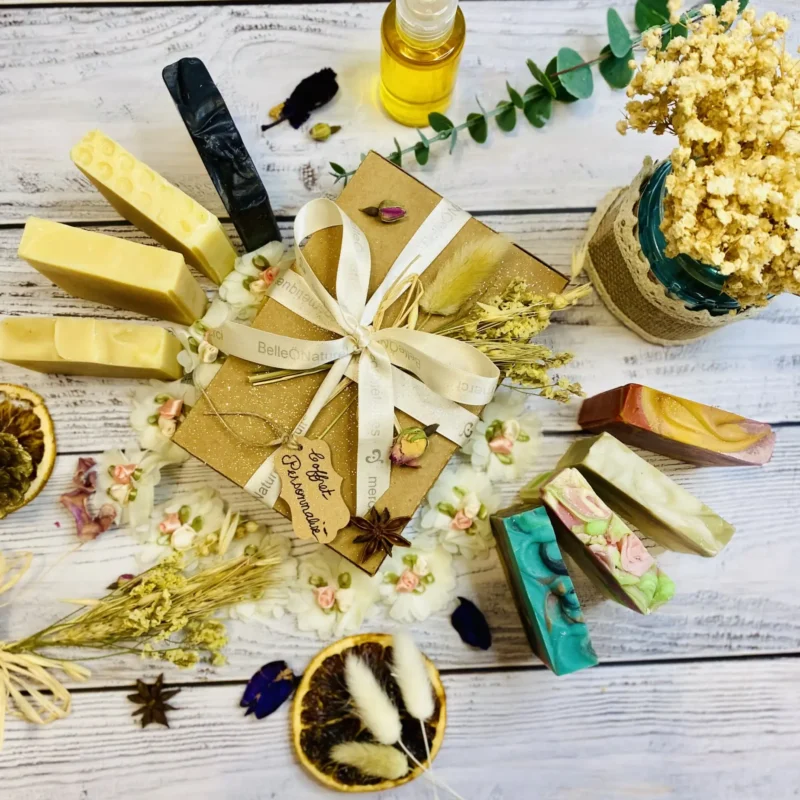 coffret de savons personnalisable