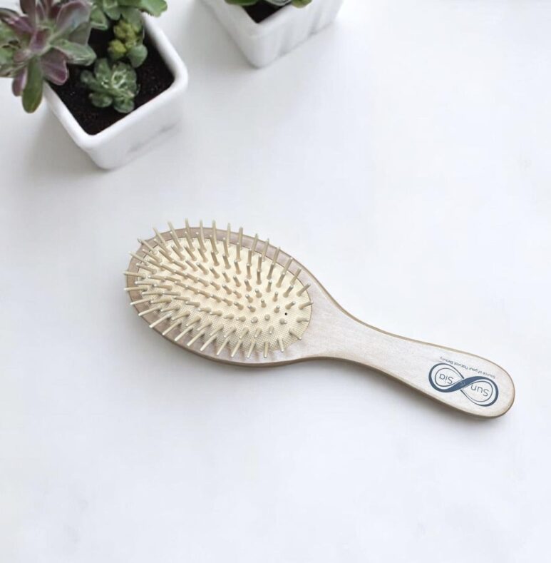 Brosse de massage cuir chevelu