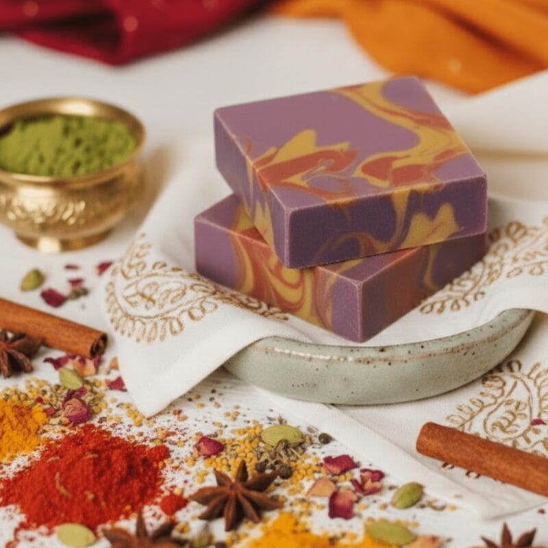 Pack 2 Savons Holi – Rituel Naturel Bio au Nag Champa