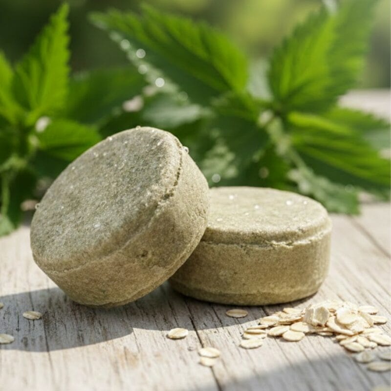 Shampoing Samson ortie avoine cheveux forts