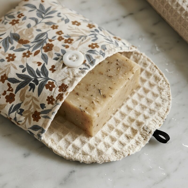Pochette à savon imperméable écolo